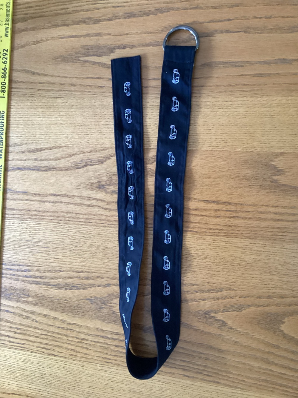 Vintage Mini Cooper D-Ring Fabric Belt